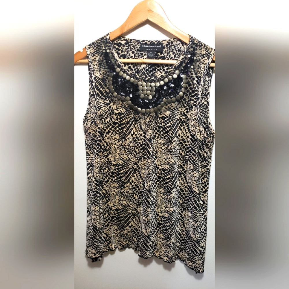 Connected Apparel Dress Top